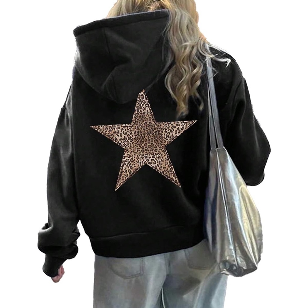 Black Star Hoodie Jacket
